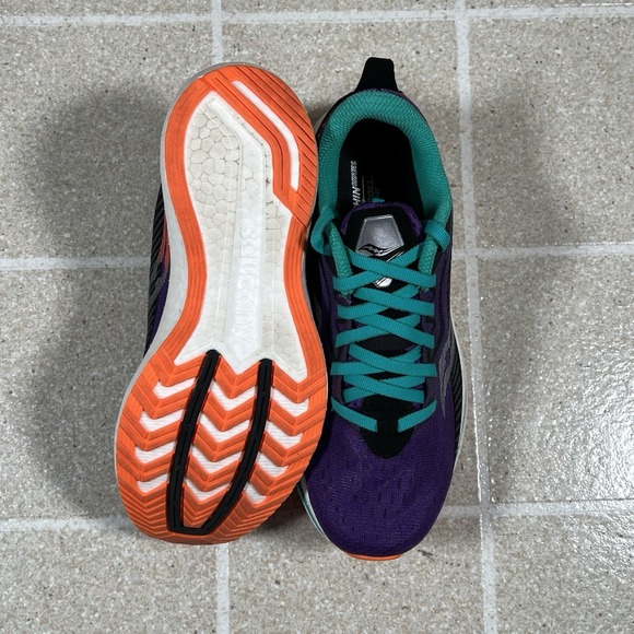 Saucony Womens Endorphin Speed 2 S10688-20 Purple Running‎ Shoes Sneakers Size 7 - Picture 4 of 8